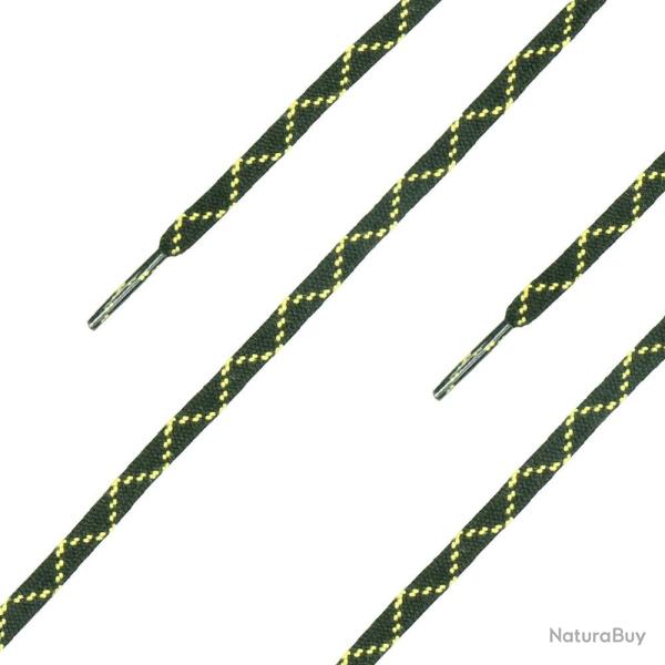 Lacets Haix ignifug�s pour bottes de feu Fire Flash Gamma - Noir / Jaune / 125 cm