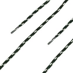 Lacets Haix pour Black Eagle Safety 53 et Arizona MF basses - Noir / Argent / 100 cm