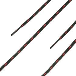 Lacets Haix RWA pour Black Eagle Safety 54, Nature Trace - Noir / Rouge / 110 cm