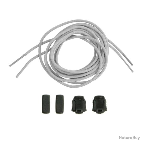 Lacets Haix Smart Lacing de rechange pour chaussures basses - Argent