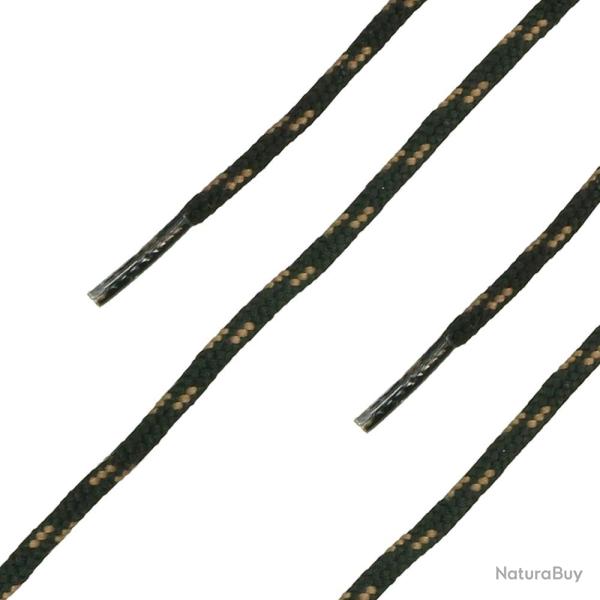 Lacets ronds de rechange Haix sept longueurs de 120 � 200 cm - Noir / Marron / 200 cm