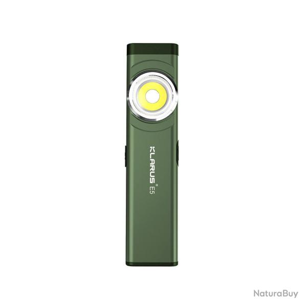 Lampe de casque Klarus E5 600 lumens port�e 30 m IPX4 - Vert Olive