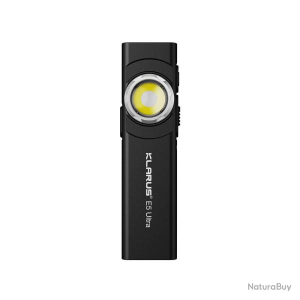 Lampe de casque Klarus E5 ULTRA 800 lumens port�e 120 m IPX4 - Noir