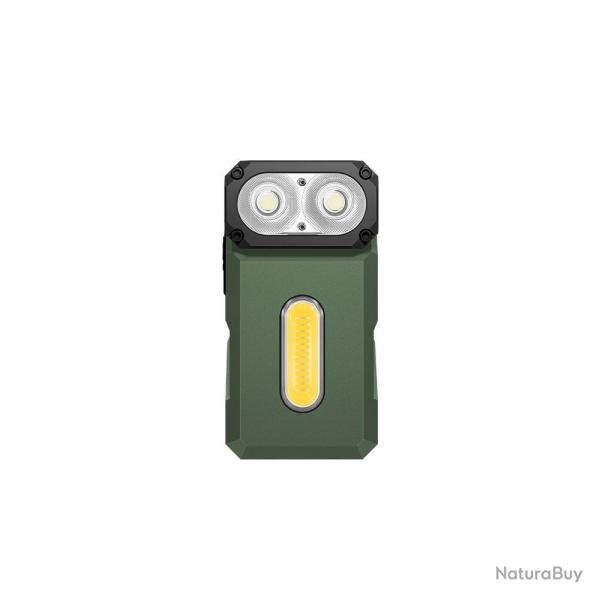 Lampe de casque Klarus E8 1 000 lumens port�e 110 m IPX6 - Vert Olive