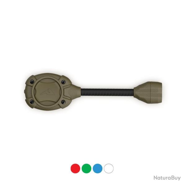 Lampe de casque Princeton Tec Switch RGB MPLS 10 lumens - Vert olive / LED blanche