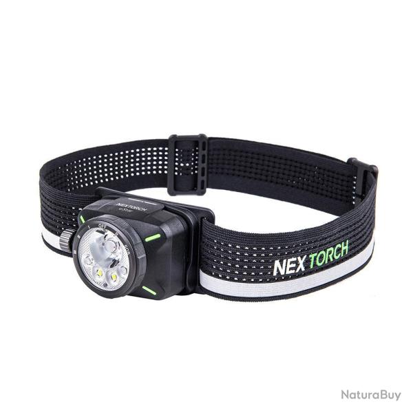 Lampe frontale Nextorch eSTAR 1 300 lumens port�e 205 m IP67 - Noir