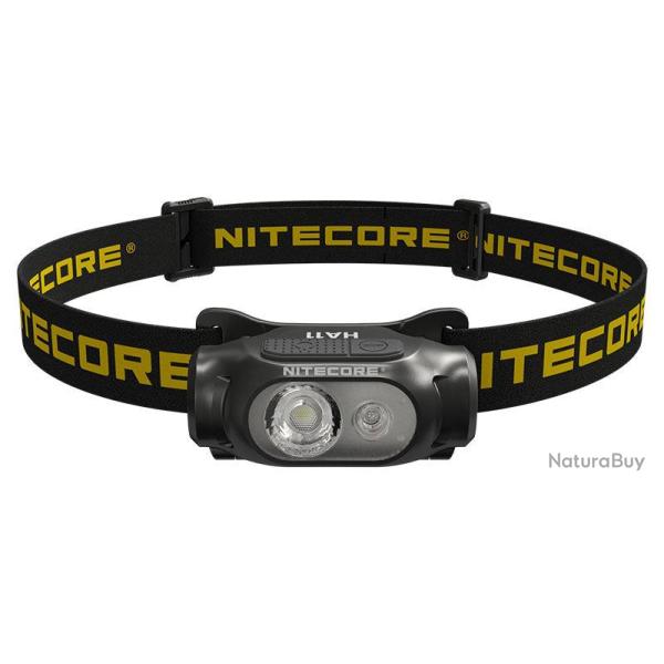 Lampe frontale Nitecore HA11 240 lumens port�e 90 m �tanche - Noir