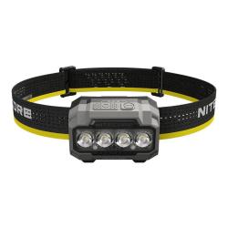 Lampe frontale Nitecore HA23 UHE 600 lumens port&eacute;e 132 m - Noir