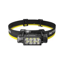 Lampe frontale Nitecore HC65 UHE 2 000 lumens port&eacute;e 222 m - Noir