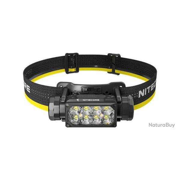 Lampe frontale Nitecore HC65 UHE 2 000 lumens port�e 222 m - Noir