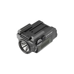 Lampe pour arme de poing Nitecore NPL25 rail Picatinny - Noir