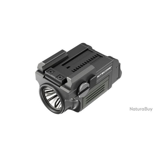 Lampe pour arme de poing Nitecore NPL25 rail Picatinny - Noir