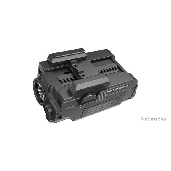 Lampe pour arme de poing Nitecore NPL25GL rail Picatinny - Noir