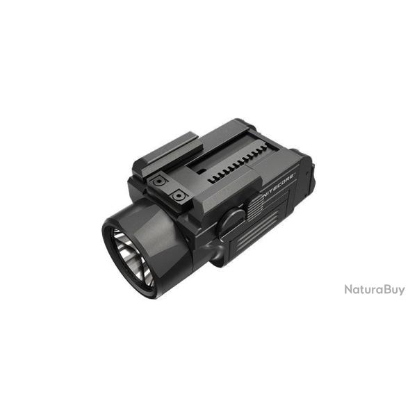 Lampe pour arme de poing Nitecore NPL27 rail Picatinny - Noir