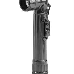Lampe torche coud&eacute;e &agrave; LED type US Mil-Tec 21 cm sur 2 piles - Noir
