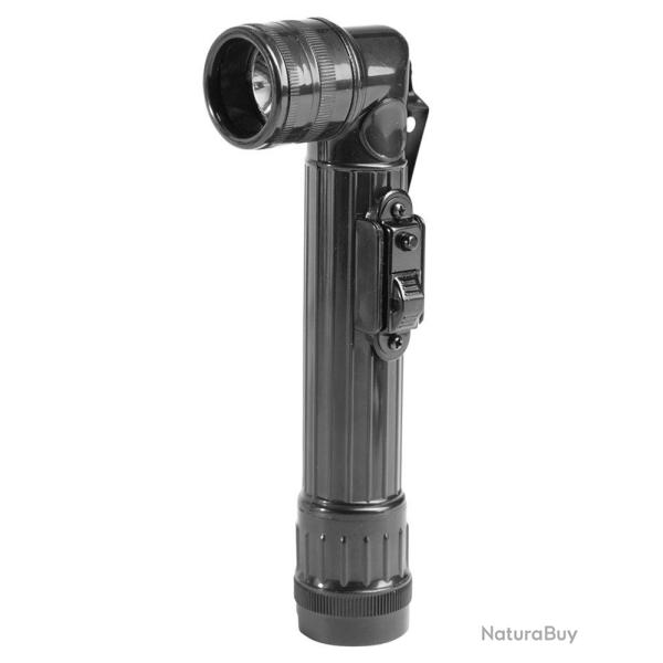 Lampe torche coud�e � LED type US Mil-Tec 21 cm sur 2 piles - Noir