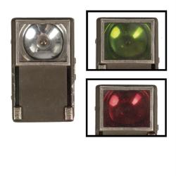 Lampe torche de l'arm&eacute;e polonaise &agrave; trois filtres avec anse - Autre