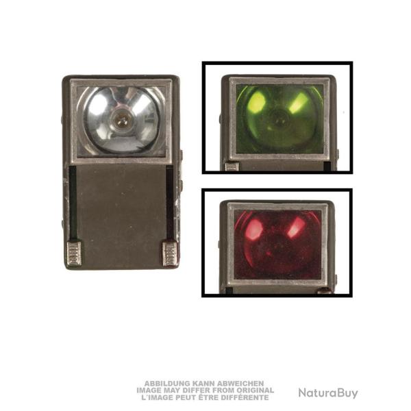 Lampe torche de l'arm�e polonaise � trois filtres avec anse - Autre