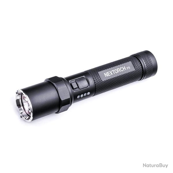 Lampe torche Nextorch P8 1 600 lumens port�e 252 m IPX7 - Noir