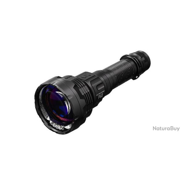 Lampe torche Nitecore P40 2 000 lumens port�e 2 900 m - Noir