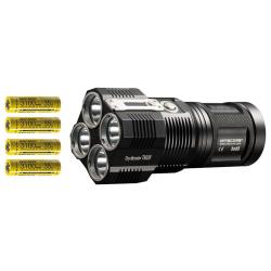 Lampe torche Nitecore TM28 avec accus 6 000 lumens - Noir
