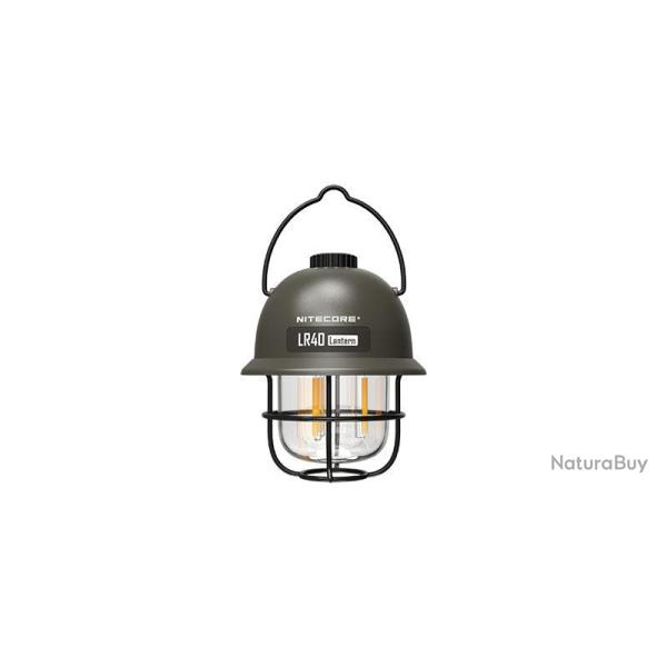 Lanterne Nitecore LR40 100 lumens rechargeable USB-C - Noir