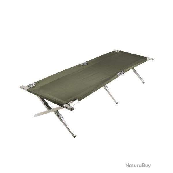 Lit picot type US Mil-Tec cadre aluminium 210 x 70 cm - Autre