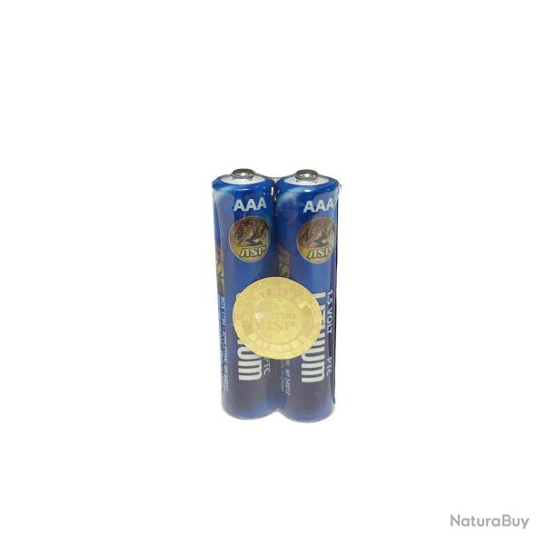 Lot de 2 piles lithium AAA 1,5 V ASP � protection PTC - Autre