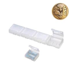 Lot de 4 bo&icirc;tiers de rangement ASP Link Case pour 2 piles - Autre