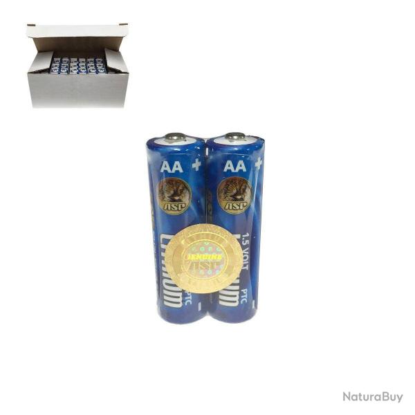 Lot de 50 piles lithium AA ASP 1,5 V � protection thermique - Autre