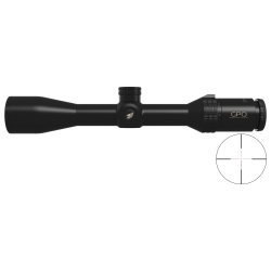 Lunette GPO Spectra 6X 1,5-9x44 grossissement 1,5-9 x 44 mm champ 28 m - 4,6 m &agrave; 100 m&egrave;tres - Autre