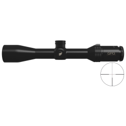 Lunette GPO Spectra 6X 1,5-9x44 grossissement 1,5-9 x 44 mm champ 28 m - 4,6 m &agrave; 100 m&egrave;tres - Autre