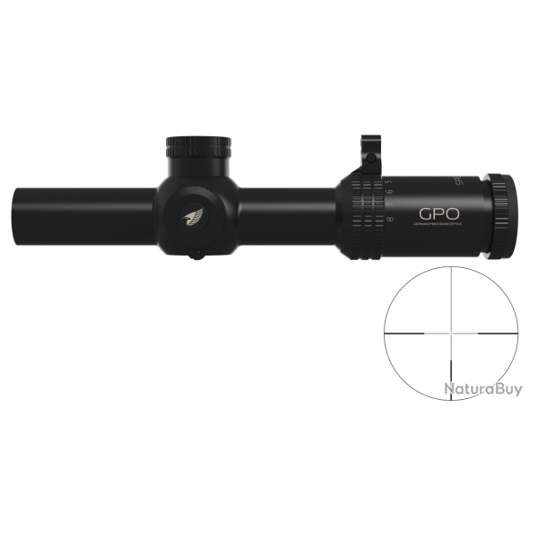 Lunette GPO Spectra 8X 1-8x24 grossissement 1-8 x 24 mm champ - Autre