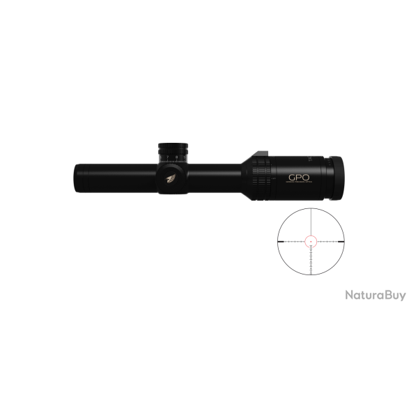 Lunette GPO Tactical 1-6x24 grossissement 1-6 x 24 mm champ - Autre