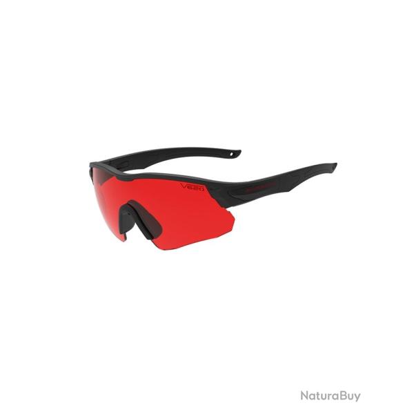 Lunettes de protection Swiss Eye Falcon V620 branches plates - Noir