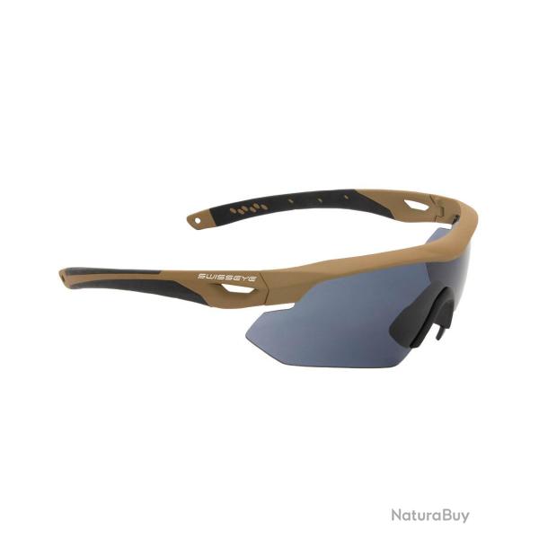 Lunettes de protection Swiss Eye Nighthawk polycarbonate - Coyote