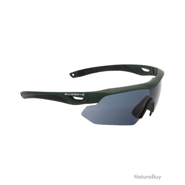 Lunettes de protection Swiss Eye Nighthawk polycarbonate - Vert olive