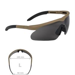 Lunettes de protection Swiss Eye Raptor monture nylon UV-400 - Jaune