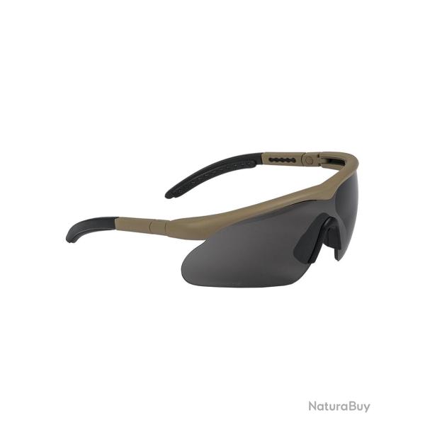 Lunettes de protection Swiss Eye Raptor taille moyenne - Coyote