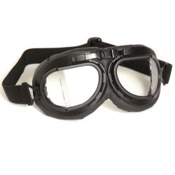 Lunettes de protection type RAF Mil-Tec monture ABS verres - Noir