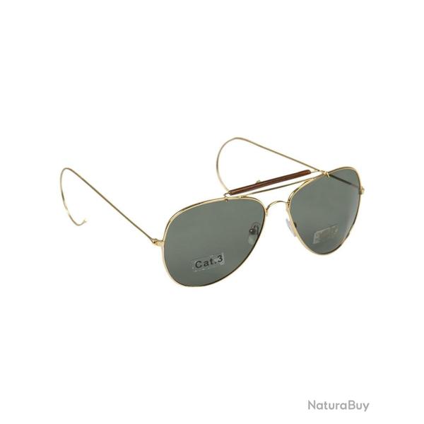 Lunettes de soleil Mil-Tec AF - Vert / Miroir