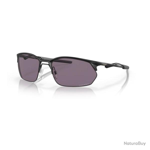Lunettes de soleil Oakley SI Wiretap 2.0 monture m�tallique - Noir satin / 1 �cran prizm gris