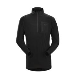 Maillot de corps Arc'teryx LEAF Cold WX Zip Neck AR premi&egrave;re - Noir / XS