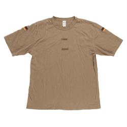 Maillot de corps Bundeswehr manches courtes d'occasion - Marron