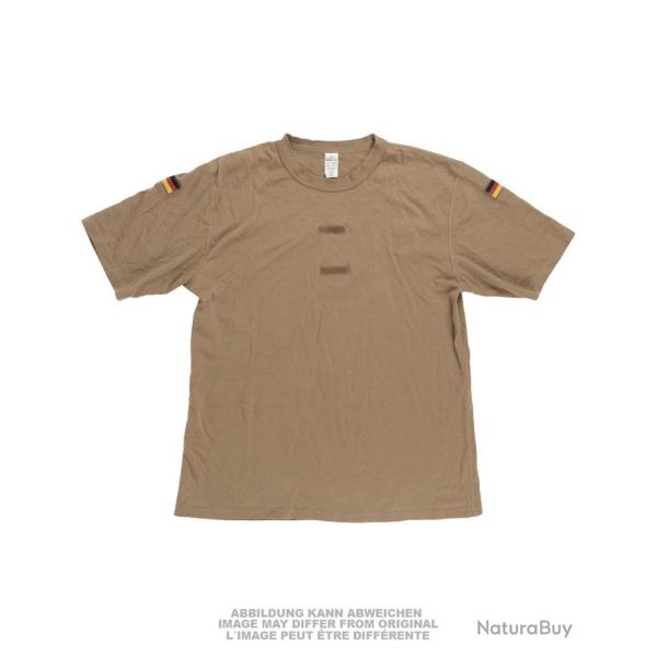 Maillot de corps Bundeswehr manches courtes d'occasion - Marron