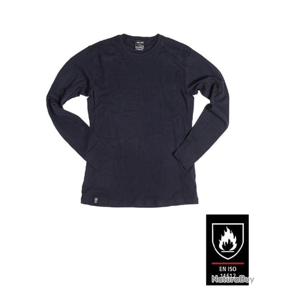 Maillot de corps ignifug� Mil-Tec modacrylique coton certifi� - Bleu / S