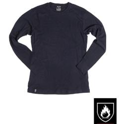 Maillot de corps ignifug&eacute; Mil-Tec modacrylique coton certifi&eacute; - Bleu / L