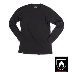 Maillot de corps ignifug&eacute; Mil-Tec modacrylique coton certifi&eacute; - Noir / XXL