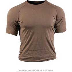 Maillot de corps technique Bundeswehr en polyamide-polypropyl&egrave;ne d'occasion - Marron