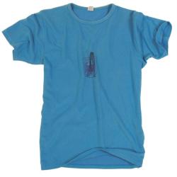 Maillot de sport de caserne Bundeswehr en pur d'occasion - Bleu